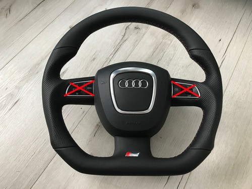 Sport Tuning S-Line Lenkrad Lederlenkrad Audi A3 A4 A5 A6 8K0 4F0 ohne Tausch - Bild 21 von 21