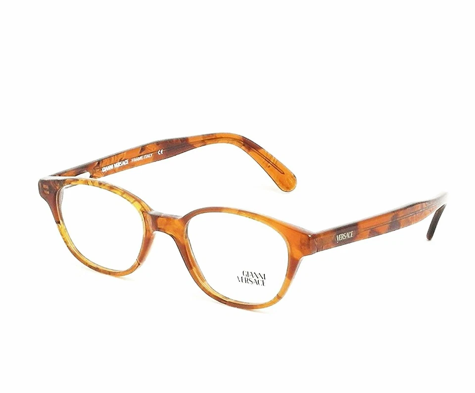 Gafas Gianni Versace V53 col. A08 Marrón Tortuga 48-19 Hechas en Italia Foto 2 de 3