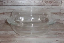 Vintage Pyrex 10" Dome Oven Roaster 687-C With Lid 026-  3 Quart Round Roaster