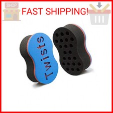 Twist Hair Sponge Brush Curl Sponge Big Holes for Women and Men Dread Foam Afro
