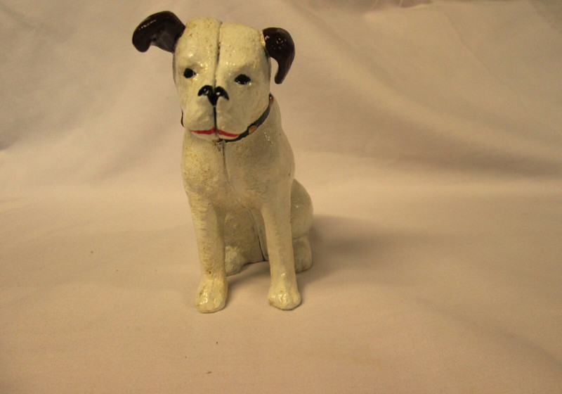 Cast Iron 4" RCA Victor Nipper The Dog Money Coin Bank Vintage