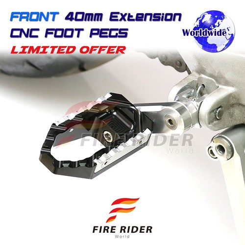 For Yamaha MT-09 Tracer 15-17 16 Billet Front 40mm Adjustable Touring Footrests - Picture 6 of 12