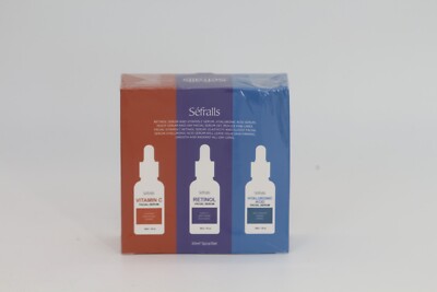 Séfralls Gesichtsserum Set Vitamin C Hyaluron Retinol Anti-Falten Anti-Aging