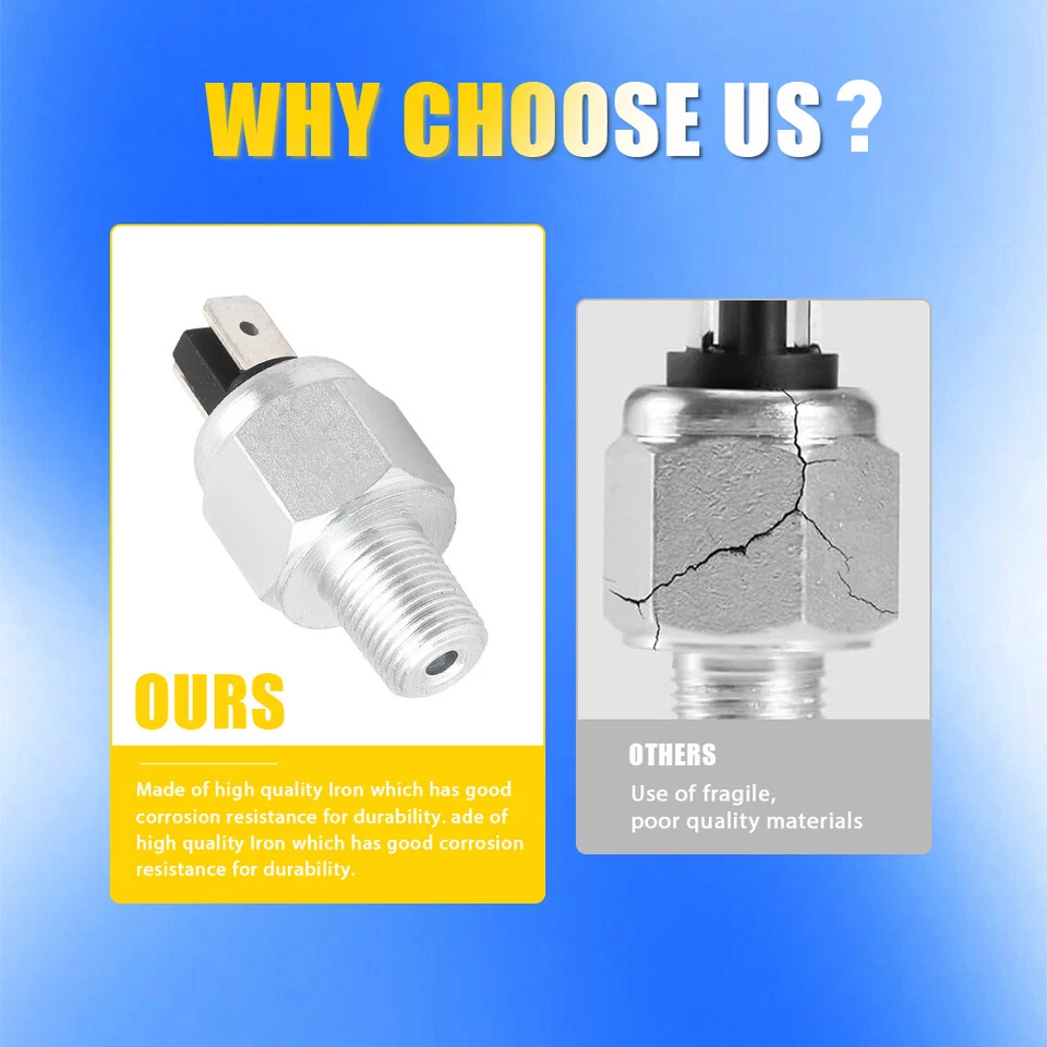 Interruptor hidráulico de luz de freno trasero para Harley Touring 72023-51D/E T 2003-14 Foto 4 de 4