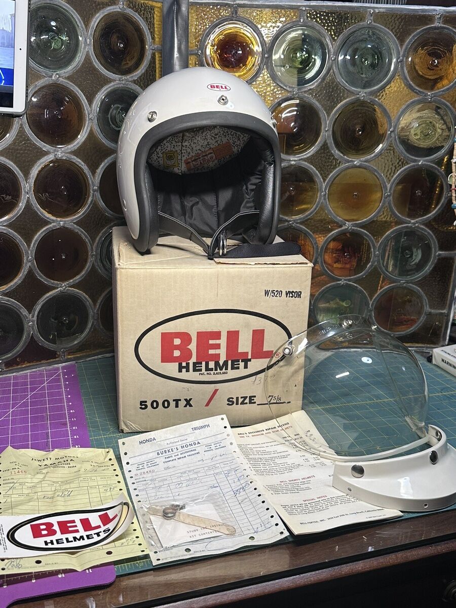 NrMnt in Box Bell 500TX Helmet Visor Bubble Face Shield NrMnt in Box Bell 500TX Helmet Visor Bubble Face Shield