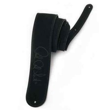 PRS Paul Reed Smith Embossed Signature Suede Guitar Strap, Black