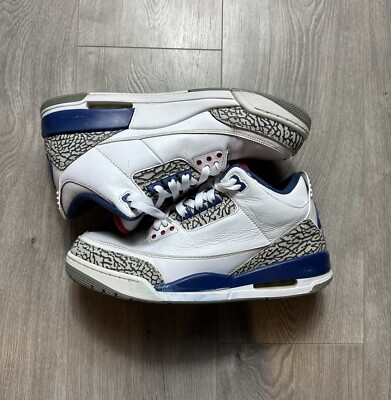 シューズ(男性用) Nike Air Jordan 3 Retro True Blue (2016) Jordan 3 True Blue 2016 – Drexlers