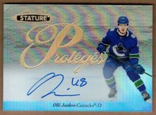 2020-21 UPPER DECK STATURE PROTEGES AUTO #P22 OLLI JUOLEVI