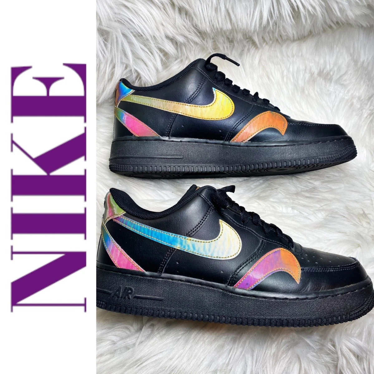 Nike Air Force 1 Low Misplaced Swoosh - Black for Sale