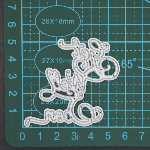 A "Get Well Soon" Sentiments Metal Cutting Die, Card Making, Scrapbooking, E1 - Picture 10 of 10