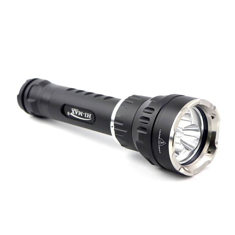 Linterna de buceo HI-MAX X7 3000 lúmenes 3 LED CREE XM-L 2 U2 - Imagen 4 de 4