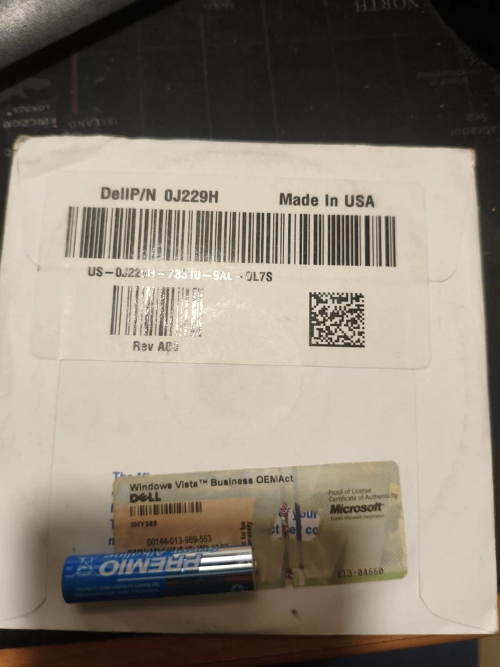 DVD Dell Windows 7 Professional Operating System SP1 32-Bit Reinstallation GIFT - Imagen 4 de 4