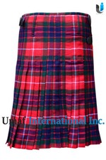 Men  s Scottish Fraser Tartan "8 Yard Kilt" 13Oz "Fine Quality"