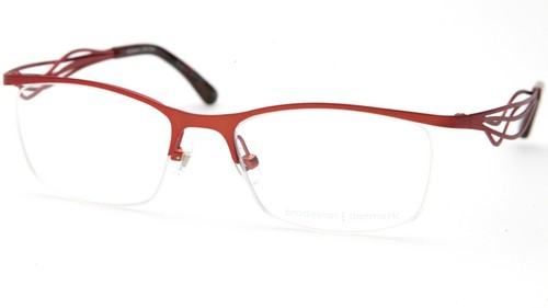 NEW PRODESIGN DENMARK 5150 c.4521 Orange Medium Mat EYEGLASSES FRAME 50-17-135mm - Picture 3 of 10