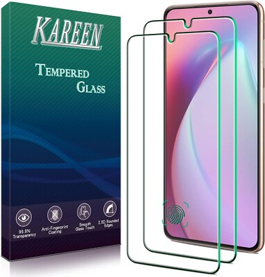 Samsung Galaxy S21 Plus 5G Glass Screen Protector Bubble-Free 2 Pack, HD Clear