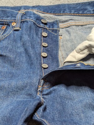 Levi's Vintage 90's Original 501: Straight Leg Butterfly Jeans Men