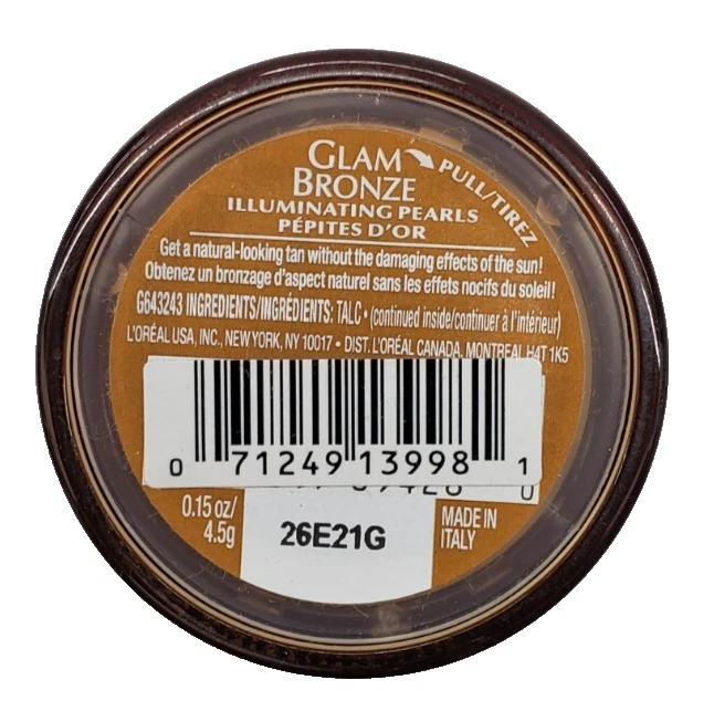 NEW L'Oréal Glam Bronze Illuminating Pearls-SUNSWEPT COPPER - Image 2 of 2
