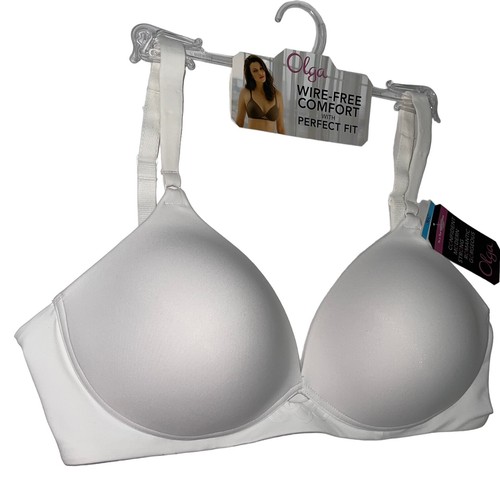 Olga Bra Wirefree Seamless Back Smoothing Padded Comfort Straps To A Tee GM0451 - Picture 41 of 49
