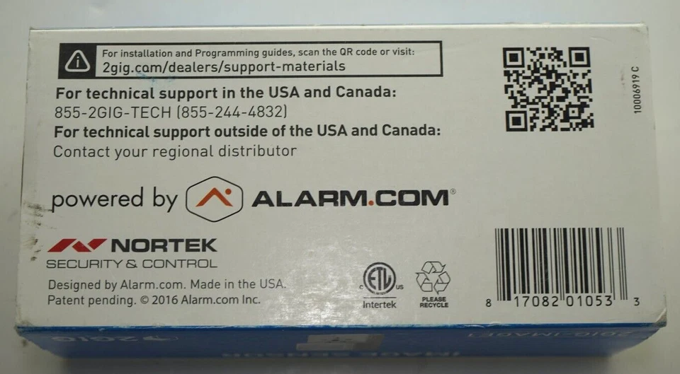 Linear / 2GIG 2GIG-IMAGE1  Sensor Digital Still Camera White - New in Box - Image 3 of 4