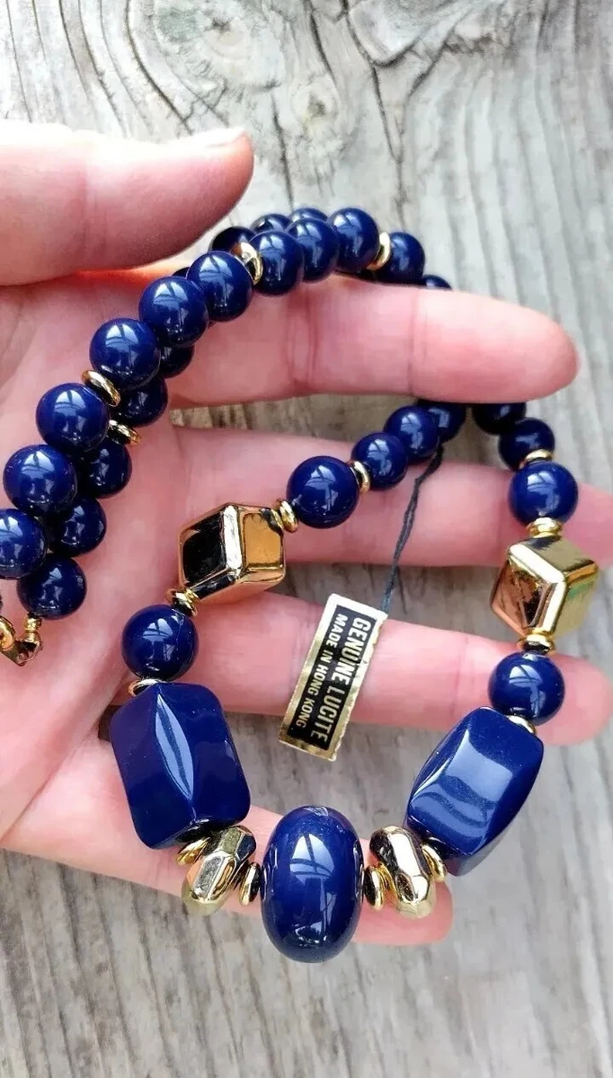 Genuine on sale lucite necklace