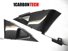CARBON FIBER SIDE TRIM 07-08-09-2007-2008-2009-2010-2011-2012 HONDA CBR 600RR