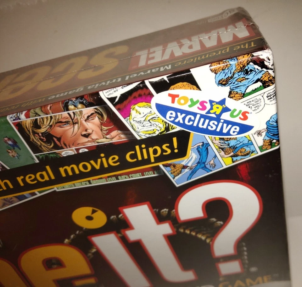 Marvel Scene-It DVD Board Game Scene It 2007 Toys R Us Exclusive Spiderman Xmen - Image 4 of 4