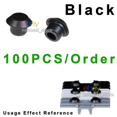 24375 100PCS Black Tread Rubber Tank Tread Track Building