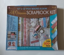 New SEALED All Occasion Scrapbook Kit Over 800 Pieces
