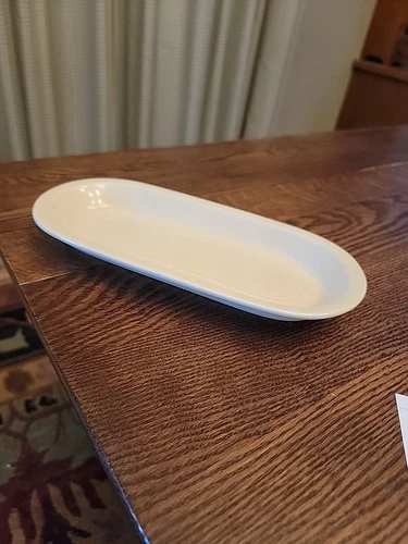 Vintage Fiesta Ivory Utility Tray 10.5" X 5"