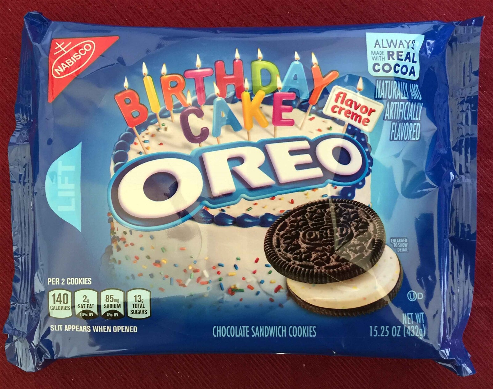 Oreo Birthday Cake Chocolate Sandwich Cookies For Sale Online Ebay