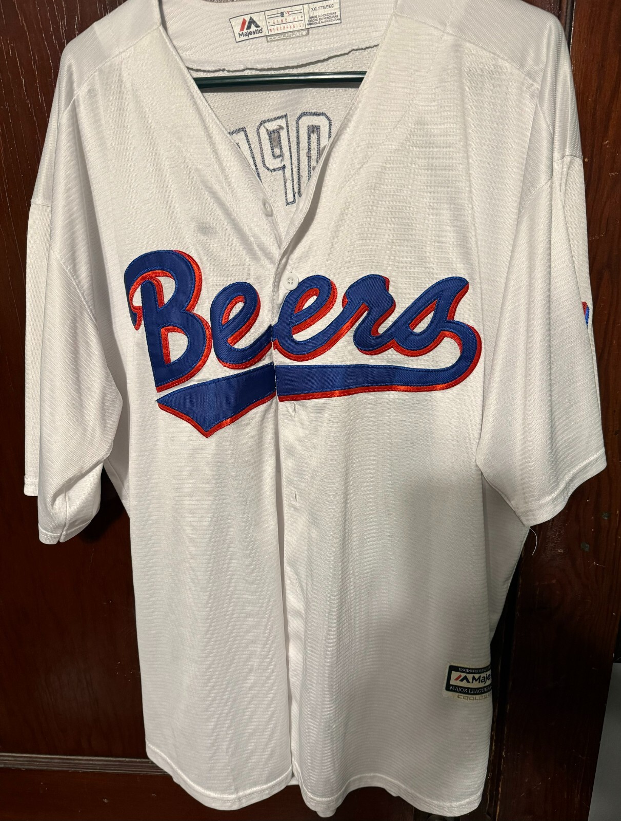 Joe Cooper 44 Milwaukee Baseball Jersey Beers Stitched BASEketball