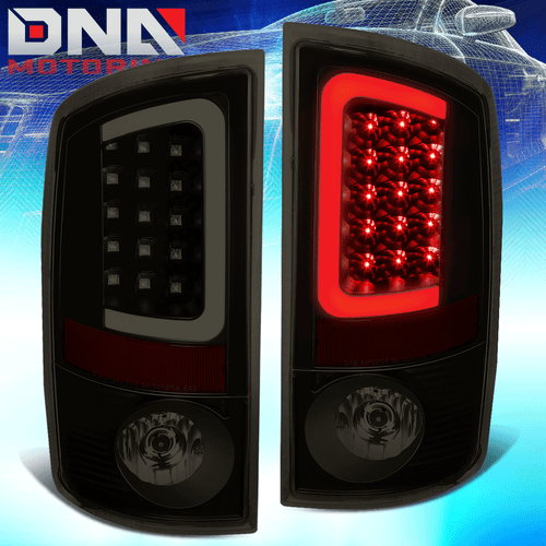 SMOKE HEADLIGHT+CLEAR CORNER+SMOKE BLACK 3D LED BRAKE TAIL LIGHT FIT 02-05 RAM - Bild 2 von 11