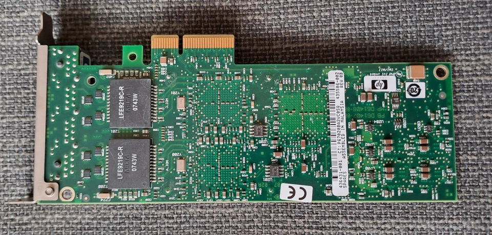 Scheda HP NC364T 4x RJ45 network lan - Immagine 2 di 4