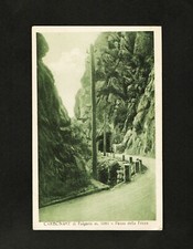 CARTOLINA - CARBONARE DI FOLGARIA  m. 1081 - PASSO DELLA FRICCA
