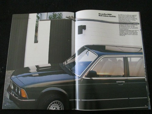 1984 BMW 7 Series GERMAN Brochure E23 Detailed 728i 732i 735i 745i Sales Catalog - Picture 10 of 11