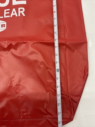 UFS Fire Hose Cover Red Vinyl Bag "FIRE HOSE KEEP CLEAR" - Picture 3 of 7