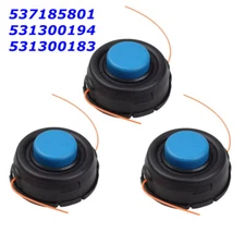 3Packs 531300183 Trimmer Head For Husqvarna T35 581925101 Assembly # 10x1.25