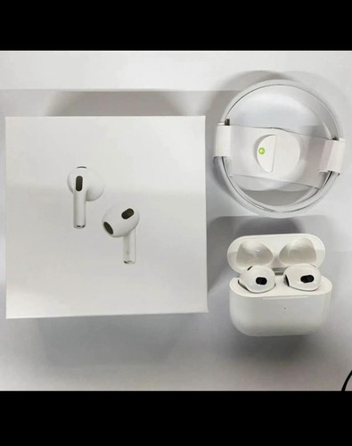 Air Pods 3rd Generation Wireless In-Ear Headset - White - Photo 3 sur 4