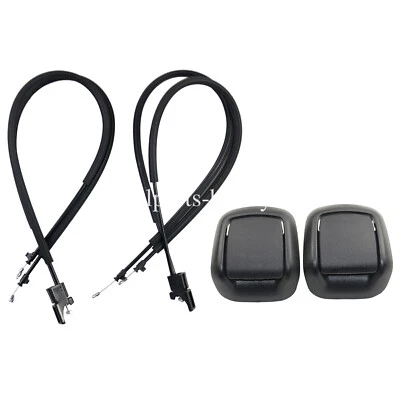 OE QUALITY Left+Right Hand Seat Tilt Cables & Seat Tilt Handle Set for Ford Fiesta MK5 MK6