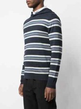 A013 NWT VINCE STRIPED MEN HOODIE SWEATER SIZE M, XL 265