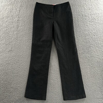 Esprit Womens Pants Gray Size 3/4 Dress Pant Mid Rise Straight Wool Blend