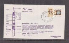 AUSTRALIA, 1973 WOOMERA ROCKET RANGE, SL 1004 LAUNCH cover.