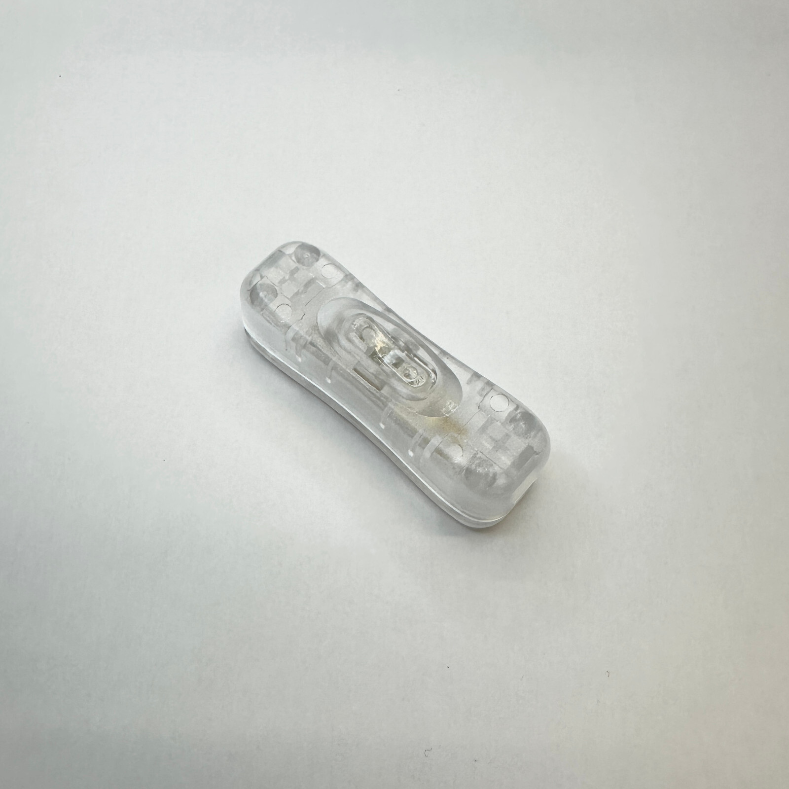 TRANSPARENT INLINE ROCKER TORPEDO SWITCH DIY LAMP LED VIVARIUM