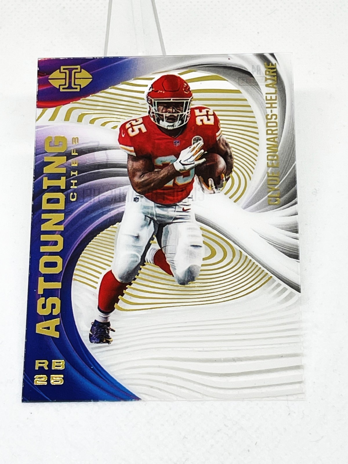 2020 Panini Illusions Clyde Edwards-Helaire RC #A4 Astounding Insert KC Chiefs