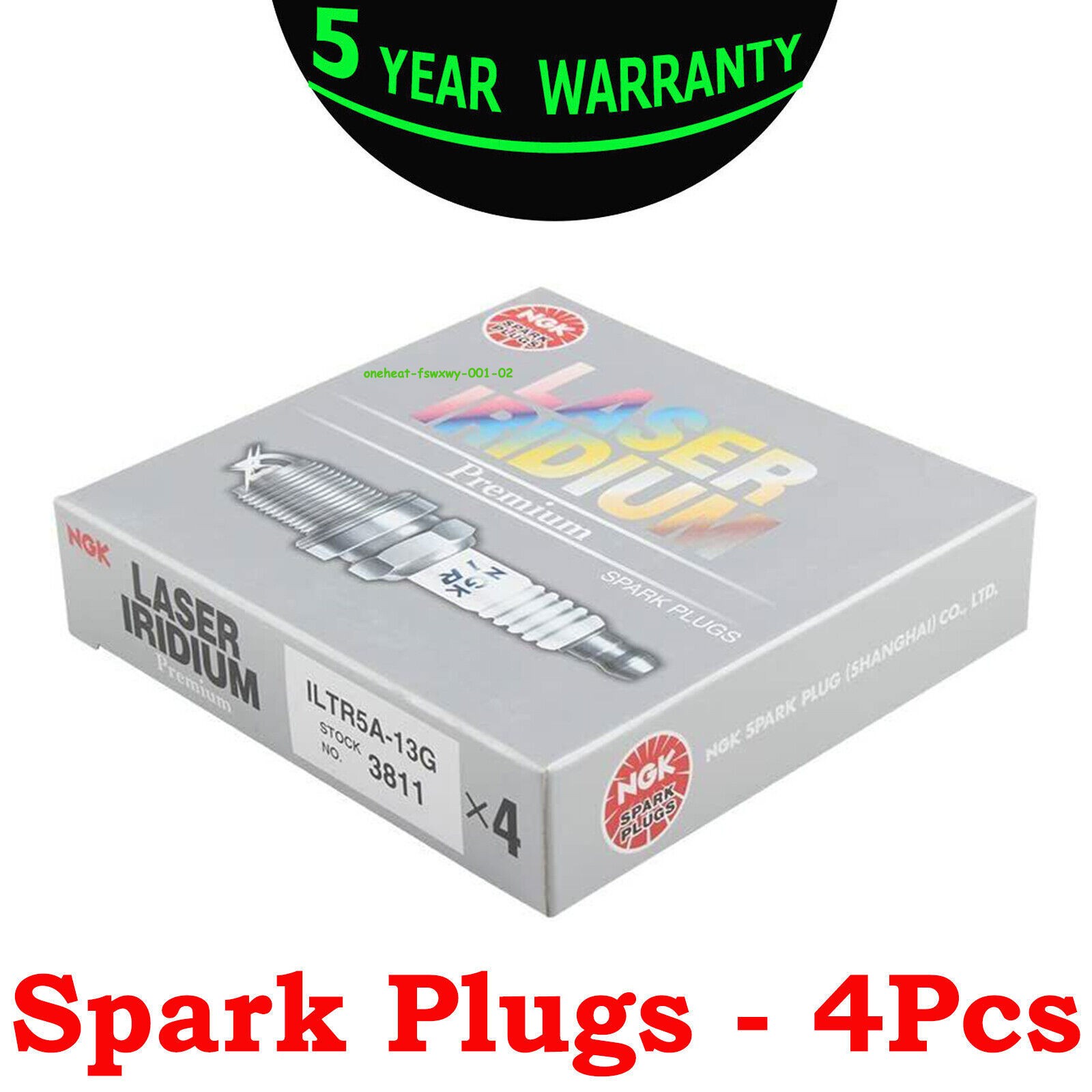 New Brands For ngk 3811 ILTR5A-13G Iridium IX Spark Plugs - 4PCS