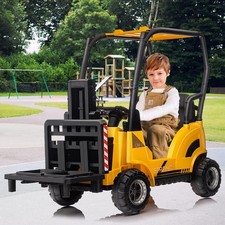 Kids Electric Ride-On Forklift 12V Battery Powered Fork Lift Remote Music USB