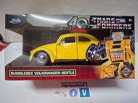Jada Toys 1/32 40Th Anniversary Transformers Volkswagen Beetle Bumblebee (NG49)