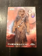Star Wars 23 Topps Chrome 2025 Chewbacca Refractor