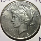 1935-P $1 PEACE SILVER DOLLAR $1 AU+++ Condition Hard Date Nice Coin