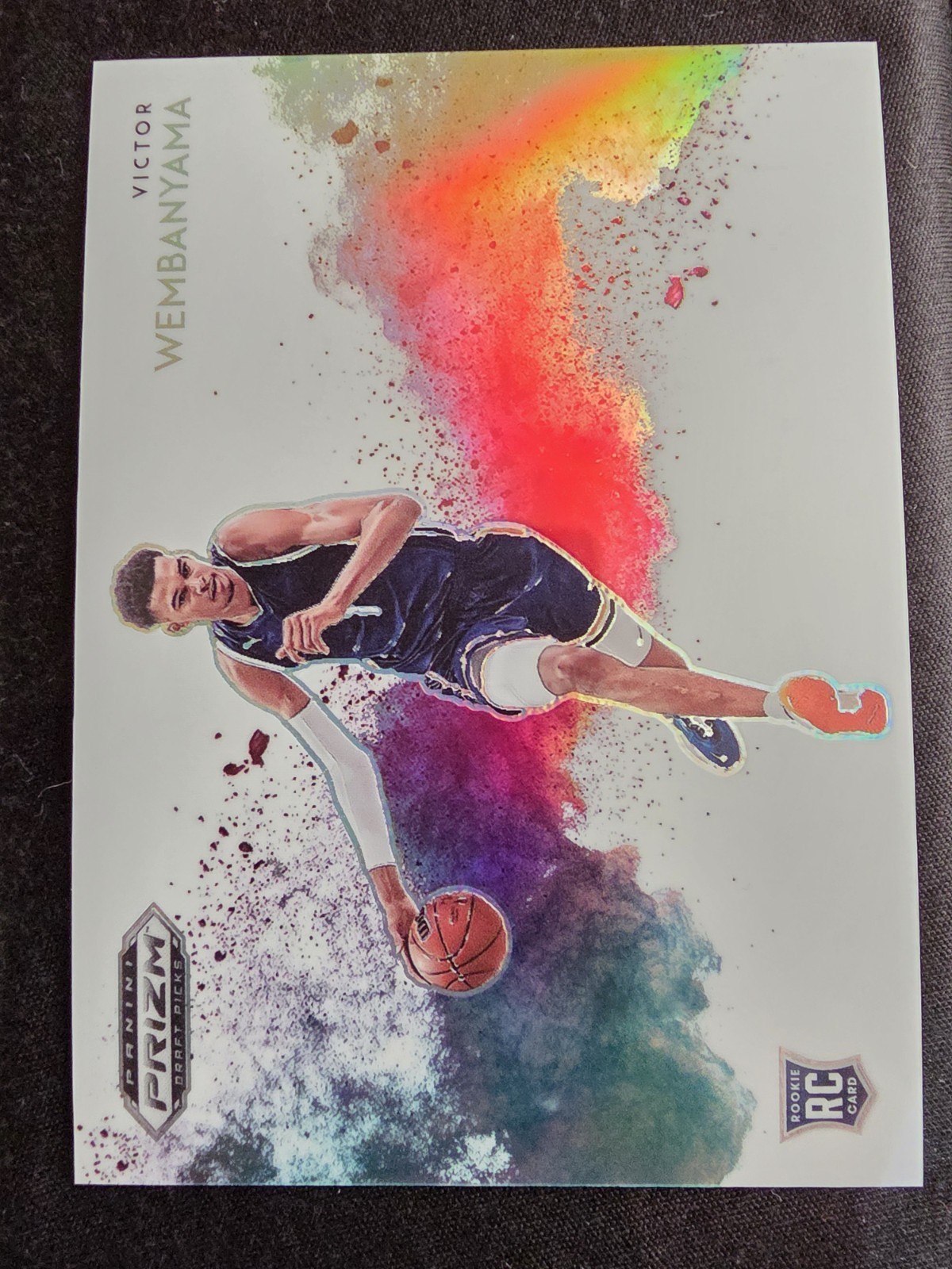 2023-24 Panini Prizm Colorblast Draft Picks Victor Wembanyama Rookie SSP